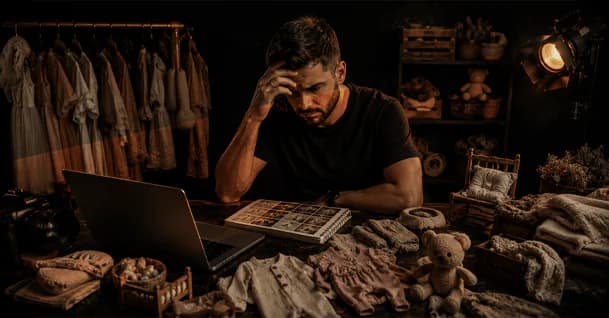 Fotógrafo sobrecarregado sem saber como montar o acompanhamento mensal